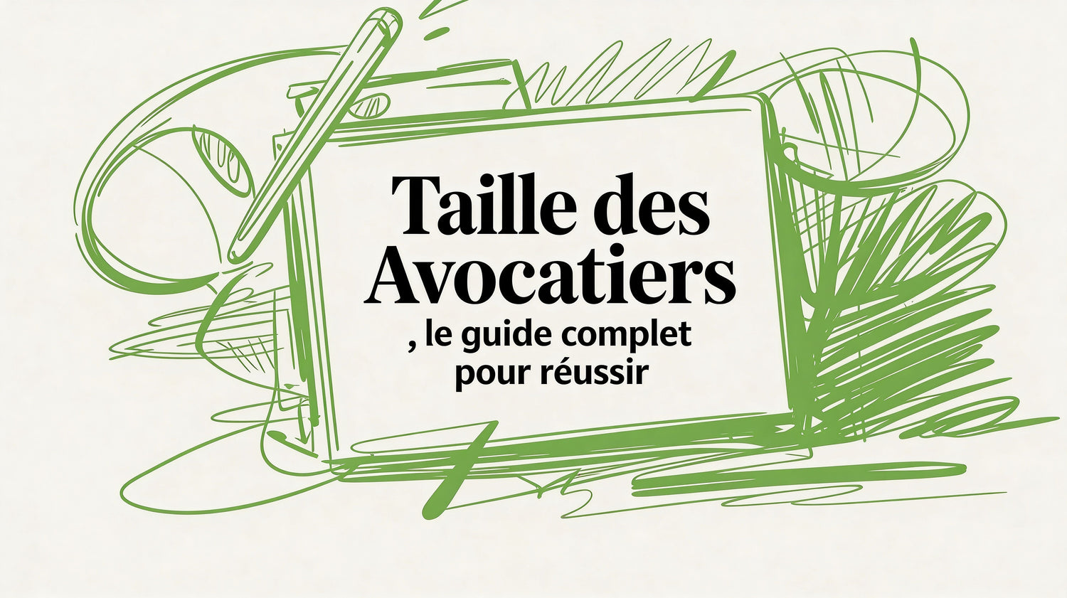 Taille des avocatiers : Le guide complet pour réussir - Frutopy.fr