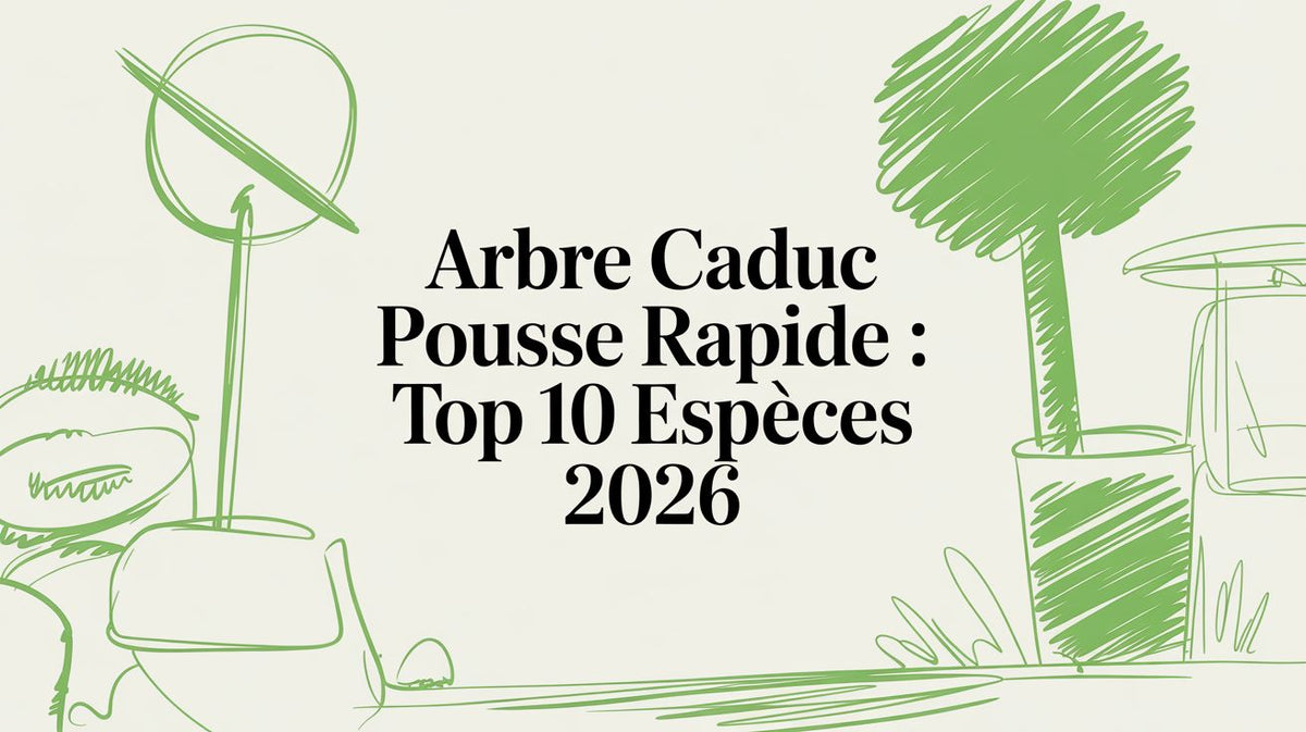 Arbre caduc pousse rapide : Top 10 espèces 2026