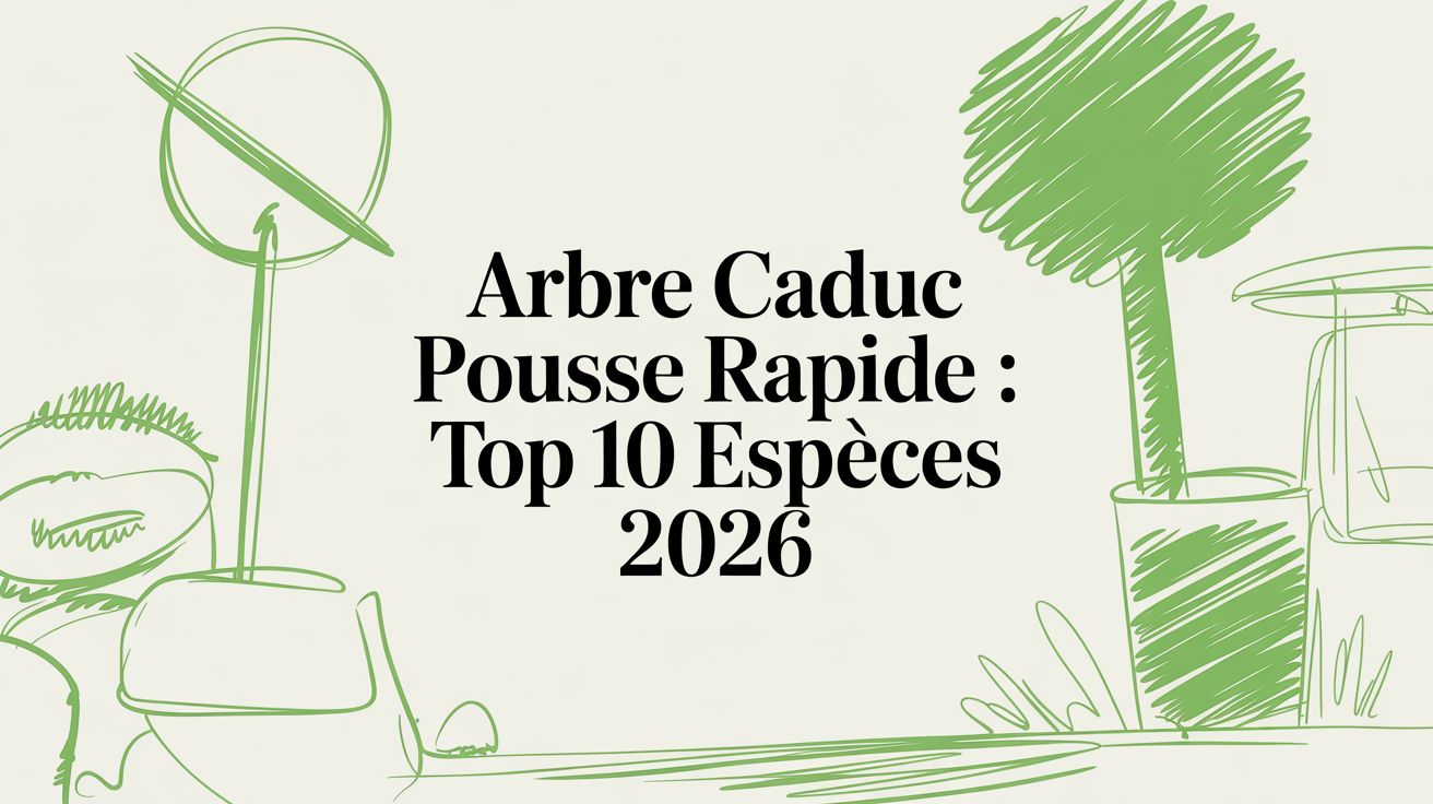 Arbre caduc pousse rapide : Top 10 espèces 2026 - Frutopy.fr