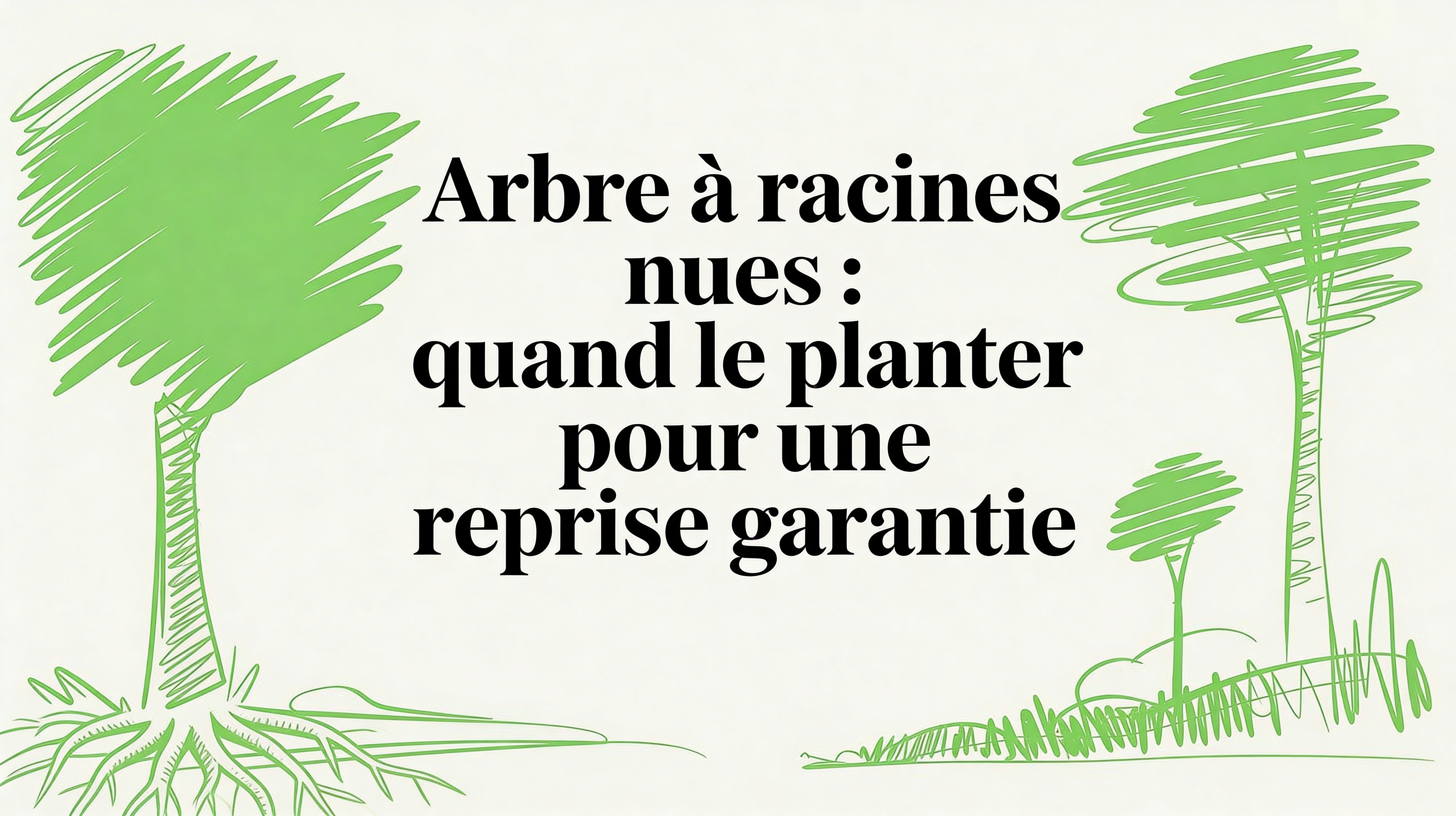 Arbre racine nu : combien de temps avant de le planter pour une reprise garantie ? - Frutopy.fr