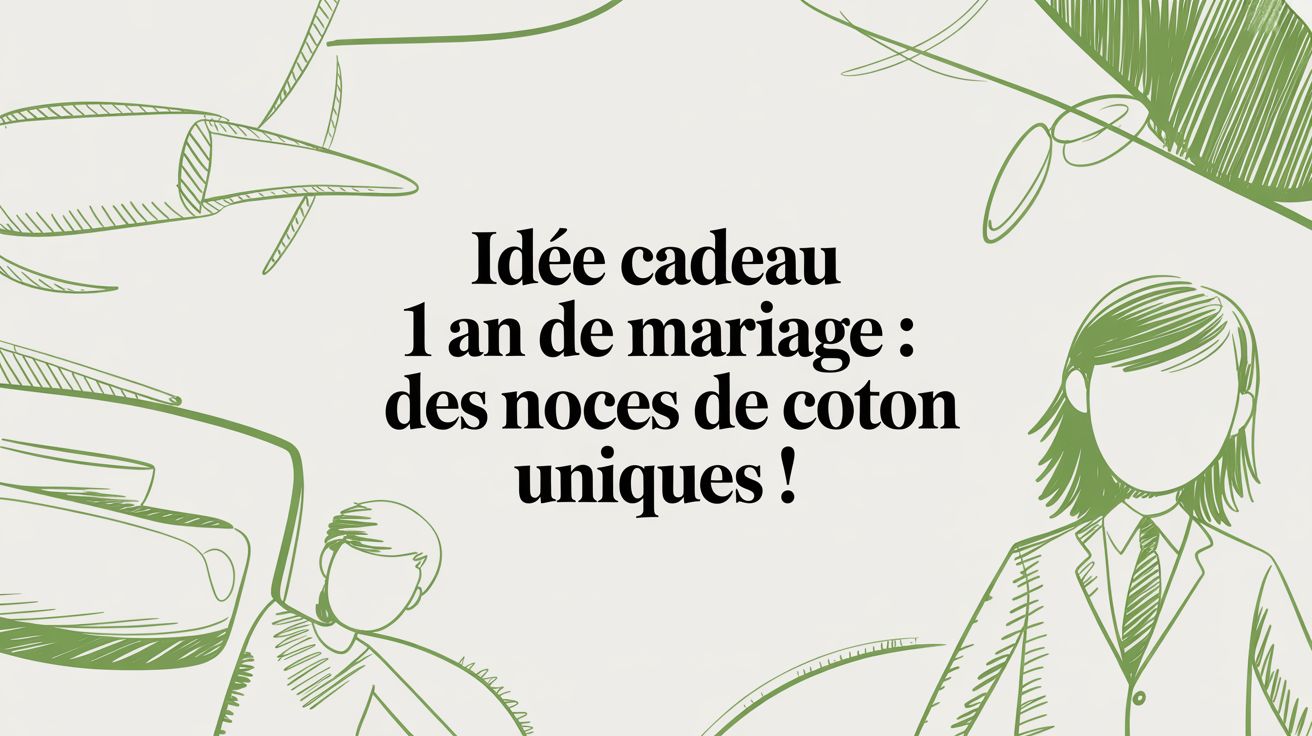Idée cadeau 1 an de mariage : Des noces de coton uniques ! - Frutopy.fr
