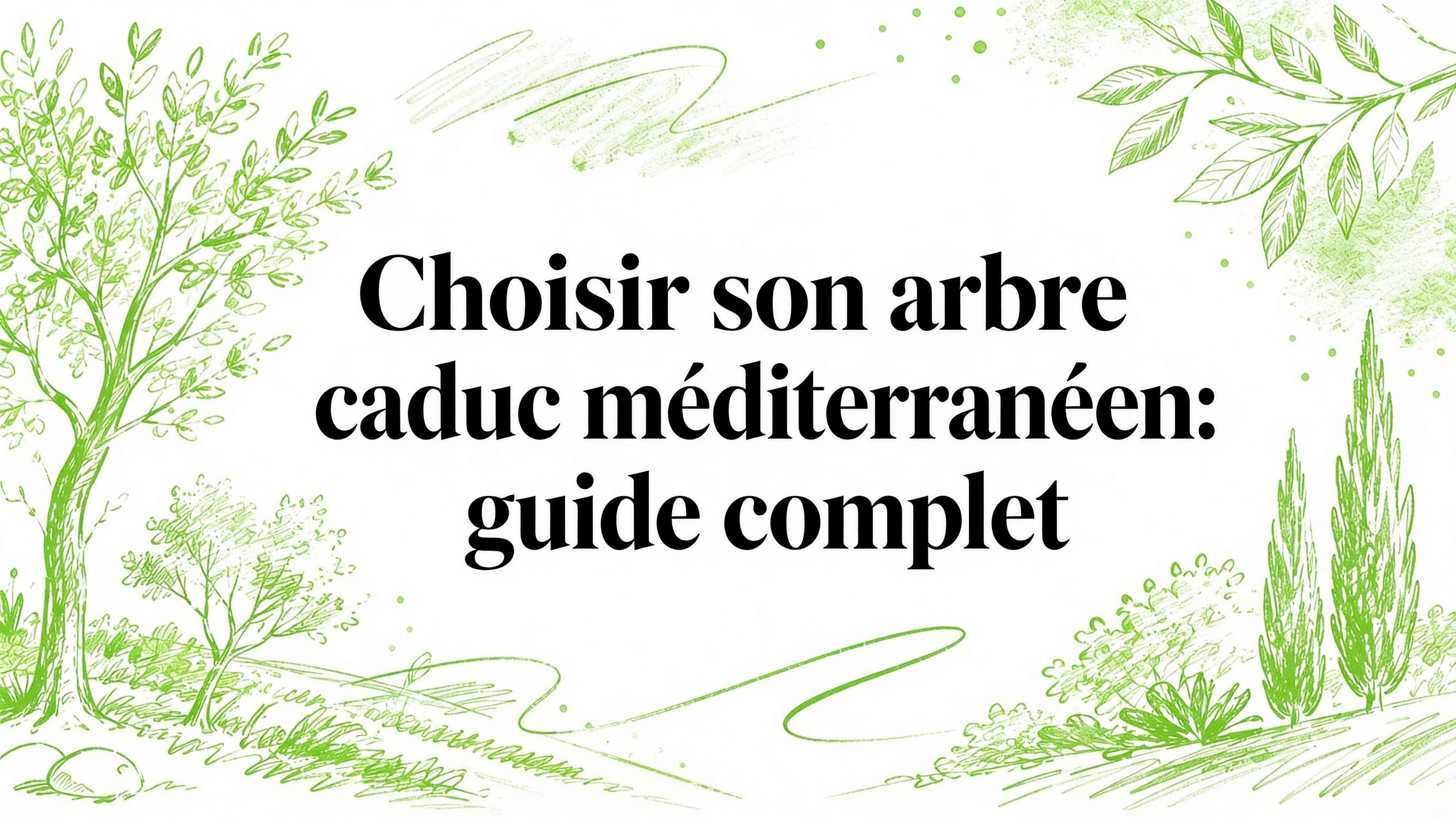 Choisir son arbre caduc méditerranéen: guide complet