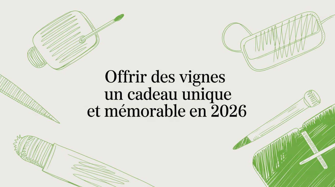 Offrir des vignes : le guide 2026 du cadeau qui a du sens (et du goût !) - Frutopy.fr
