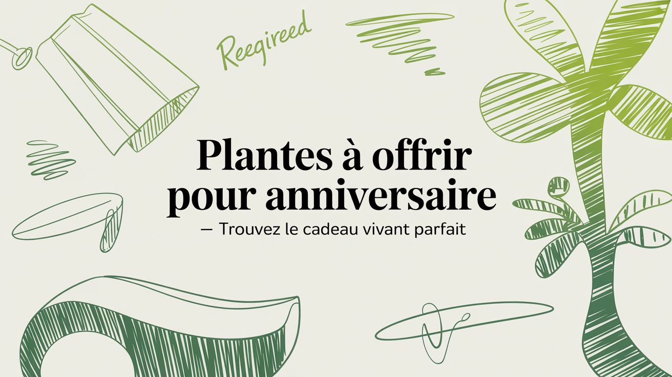 Plantes à offrir pour anniversaire en 2026 : le guide du cadeau vivant et inspirant - Frutopy.fr